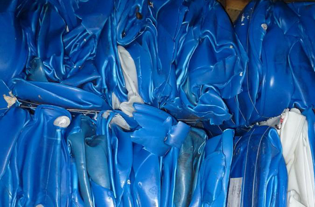 HDPE Blue Drum Scrap for sale